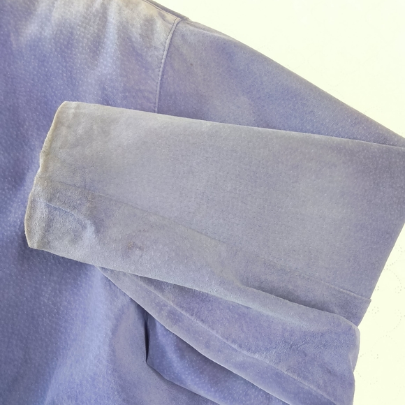 Vintage Purple Danier Suede Jacket 1980-1990s Era - Picture 11 of 13